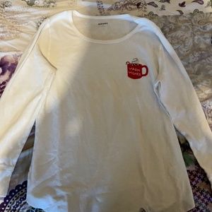 Long-Sleeve Thermal Pajama T-Shirt for Women